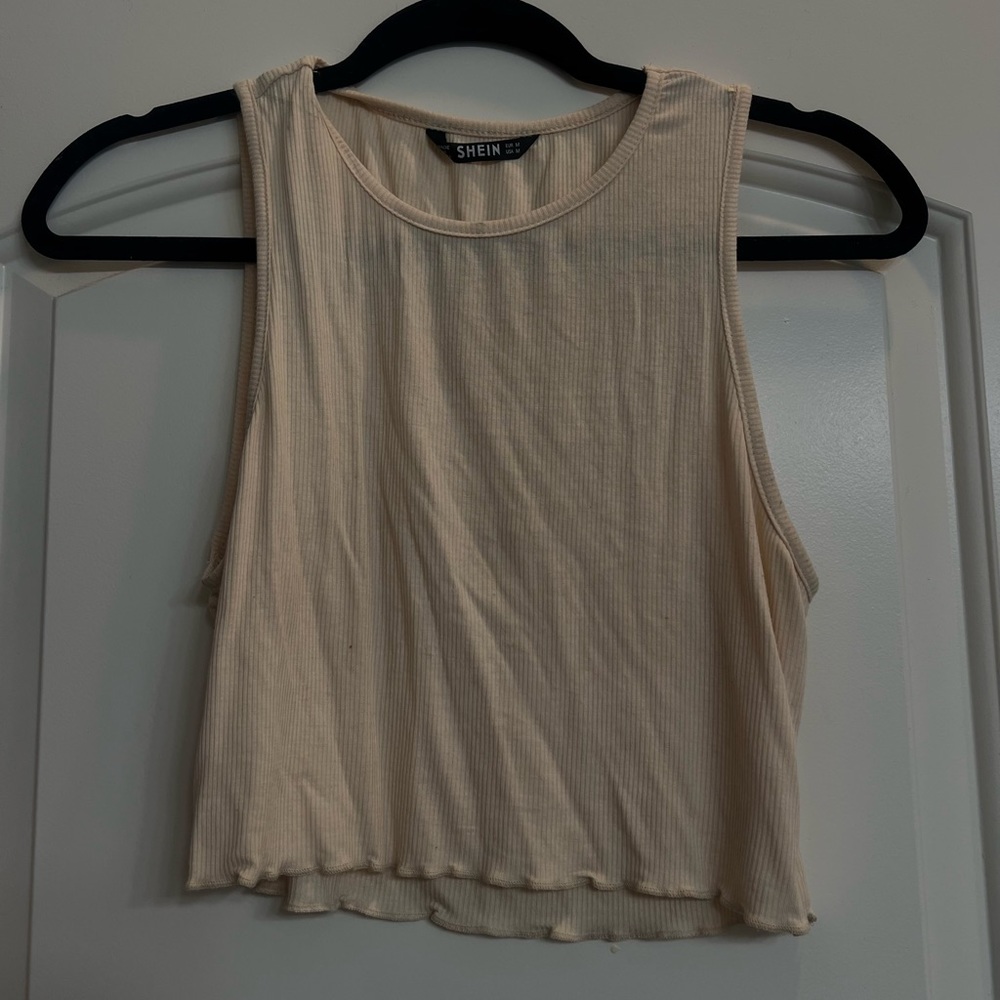 ribbed crop tank